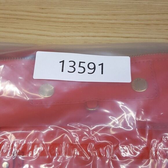 MARC JACOBS Handbag Red Nylon Leather Trim Gold Hardware SIA Crossbody - Picture 10 of 10